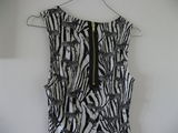 Rochie cu print de zebra H&M, masura 34/XS