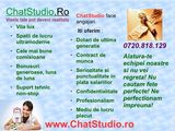 Salariu fix 3000 LEI + comision. Aplica pe ChatStudio.ro