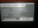 Schimb Acer Emachines EL1850