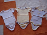 Set 3 body cu maneca scurta pentru bebe