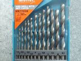 set burghie de metal moller germany de la1,5 la6,5 10 bucati