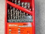 set burghie moller germany 25 piese pentru metal diametri cel mai mare13