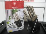 Set cutite 5pcs cu suport inox - RLKSS500