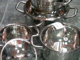 Set de 4 vase de inox