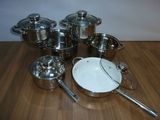 SET OALE INOX CU TIGAIE CERAMICA