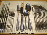 set tacamuri 24 pcs modena argintiu cu romb