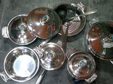 Set vase inox 18 piese