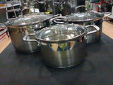 Set vase inox 6 piese