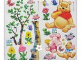 Sticker dublu pentru perete cu Winnie the pooh.