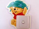 Sticker fluorescent winnie the pooh pentru intrerupator