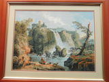 Tablou goblen - "Cascada de la Tivoli" , H. Robert