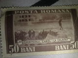 tIMBRU 50 bani.Domnitorul Carol1 la Calafat 1839-1939 Editat de Posta Romana!!!