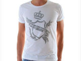 Tricou Diesel Alb Barbatesc