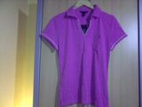 Tricou polo dama Tommy Hilfiger, din bumbac, roz marimea L/ G