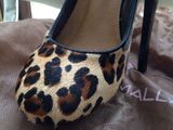 Vand pantofi animal print 100%ponny hair 36