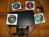 Vand Play Station 2+patru jocuri