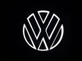 Vand sigla volkswagen luminata 11 cm diametrul