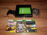 Vand Xbox 360 250gb + forza horizon + halo 4 +gta5